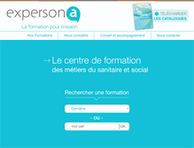 Tablet Screenshot of expersona.org